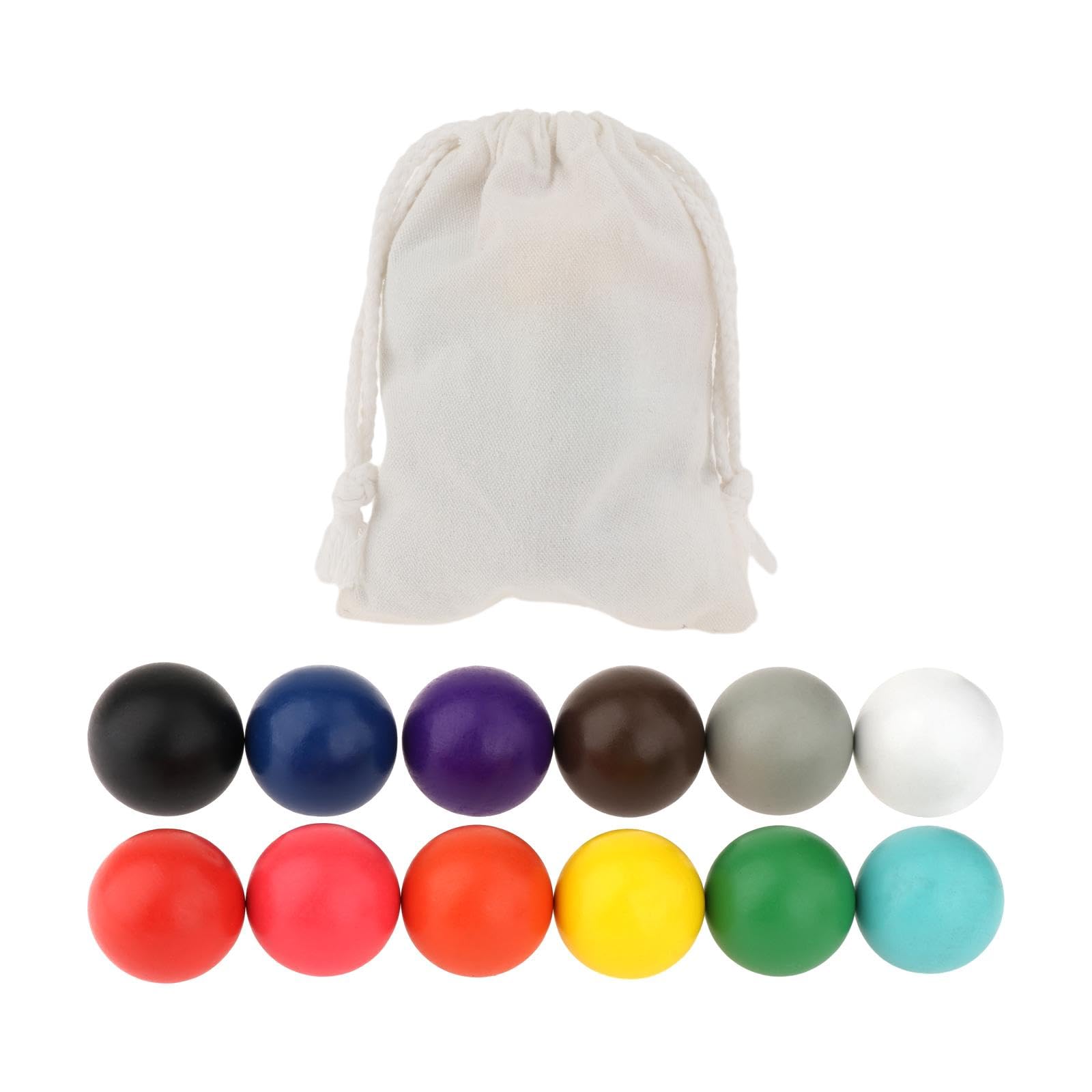 Amazon | Eigell 12個のモンテッソーリ木製ボール知育玩具、子供の